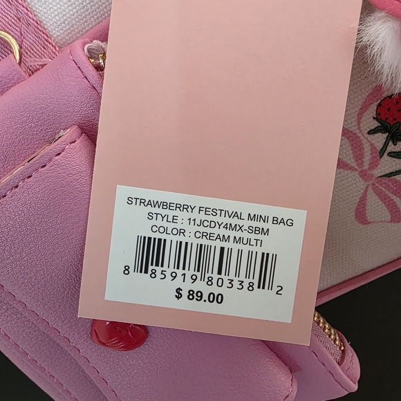 NWT Juicy Couture Juicy Festival Mini Bag - Cream Multi - Picture 6 of 6